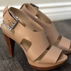 Tan Michael Kors Heels